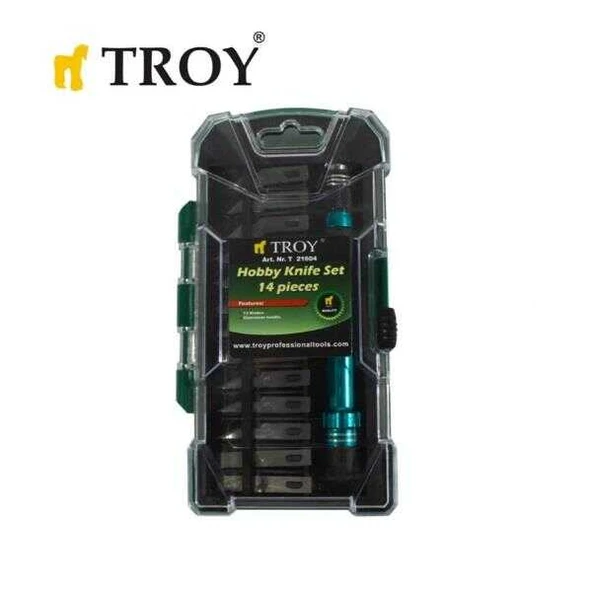 Troy 21604 Hoby Maket Bıçağı Takımı 14 Parça - 3