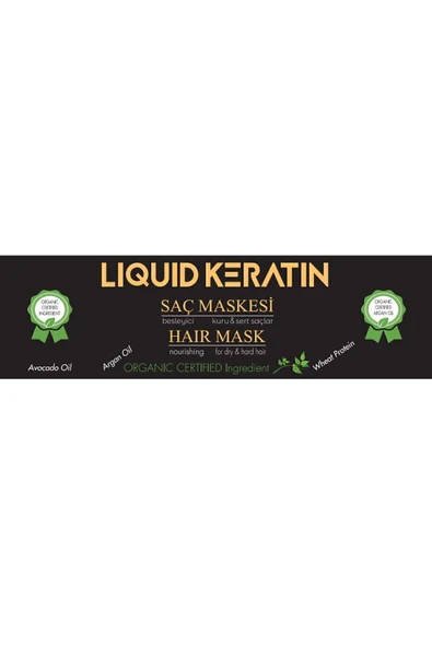 Keratin Saç Maskesi (250ML) Kuru Mat Sert Yıpranmış Yanmış Kırık Saçlar Için Onarıcı Bakım - 2