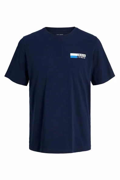 Jack Jones Corp Logo Erkek Tişört 12233999 - Resim 5