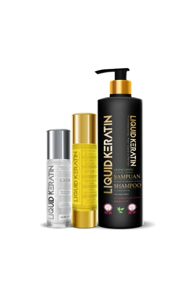 Yağlanan Saçlar Için Keratin Bakım Seti - 1