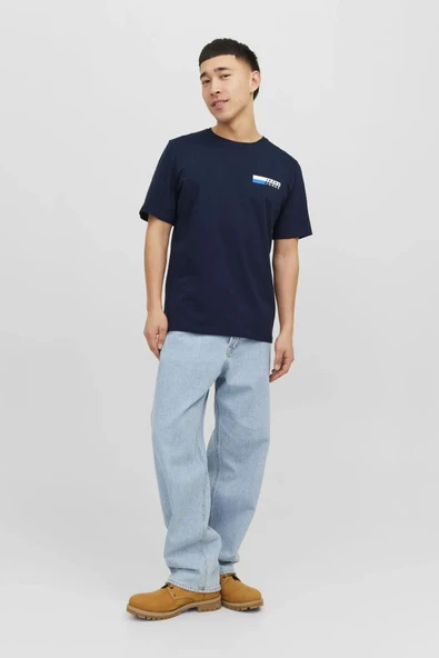 Jack Jones Corp Logo Erkek Tişört 12233999 - Resim 2