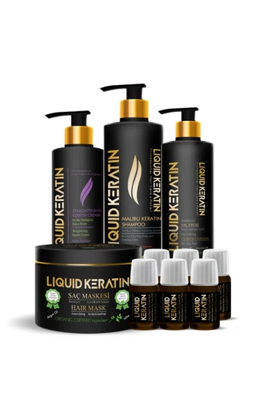 Çift Etkili Saç Botoksu No-2 Onarıcı Keratin Bakım Seti- (DAHA DÜZ, CANLI, PARLAK VE YUMUŞAK SAÇLAR) - 1