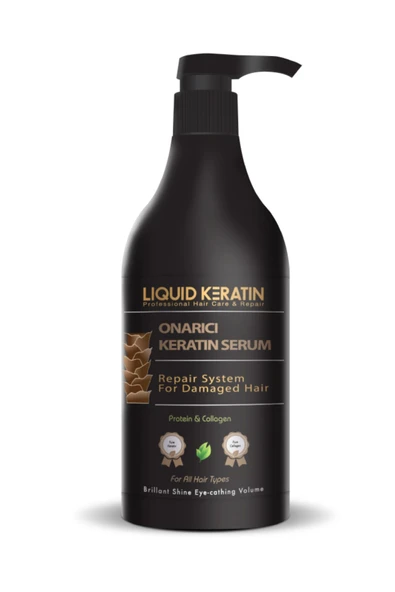 Onarıcı Saf Keratin Saç Bakım Serumu (500ml) - 1
