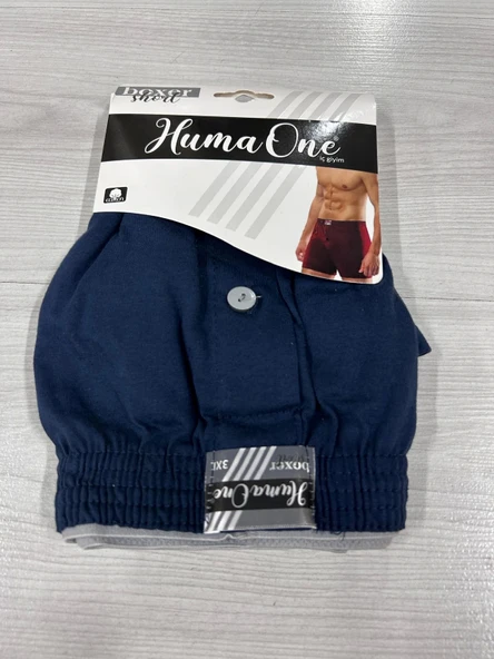 Huma One Erkek Havlu Bel Düz Boxer Battal Boy 3XL Lacivert Renk ürün görseli