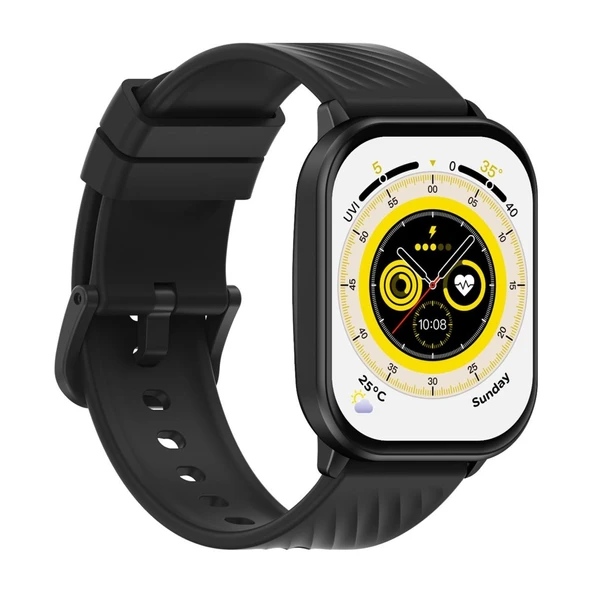 ZeBlaze Gts 3 Jet Black Akıllı Saat - Siyahın Gücü, Çoklu Spor Modu, Kalp Atış Hızı Monitörü - 2