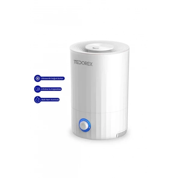 Acl Tedorex Js-01 Ultrasonik Hava Oda Nemlendirici 4.5 Lt Pembe