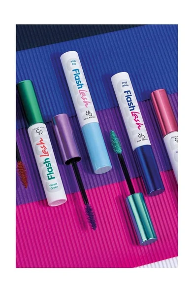 Golden Rose Flash Lash Colered Mascara No:07 Plum Purple - Renkli Maskara - 3