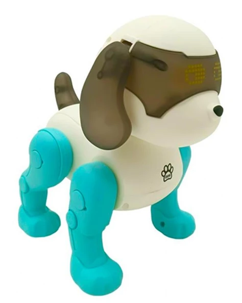 Ctoy Işıklı Sesli Dans Eden Robot Köpek Mavi 1112 - Resim 2