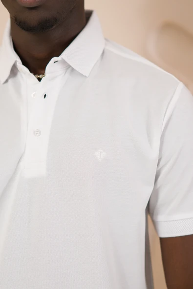 Paul Martin Örme Polo Yaka Regular Fit Pamuklu Ve Likralı T-shirt - 8