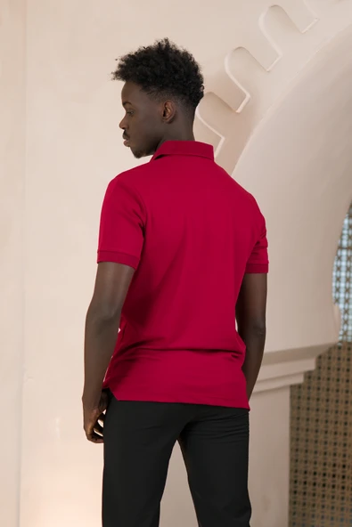 Paul Martin Örme Polo Yaka Regular Fit Pamuklu Ve Likralı T-shirt - 4