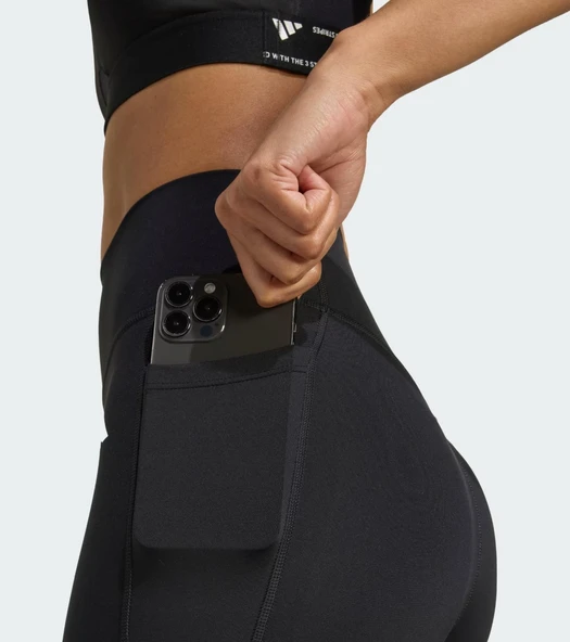 Adidas Opt Pow Ess 7/8 Kadın Tayt JY4815 - Resim 5