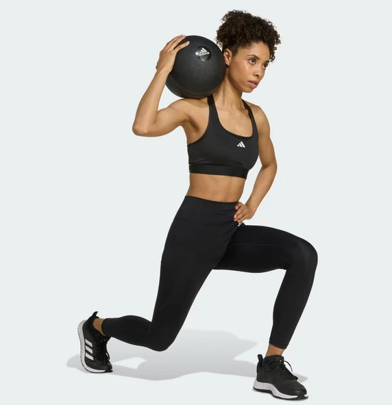 Adidas Opt Pow Ess 7/8 Kadın Tayt JY4815 - Resim 3