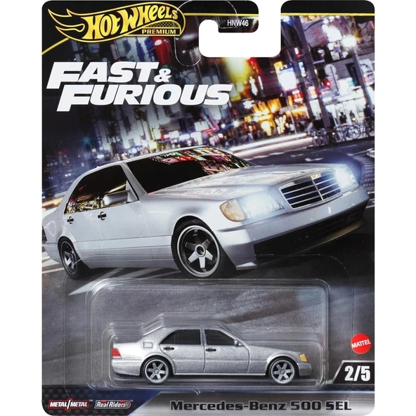 Hot Wheels Premium Fast And Furious Mercedes Benz 500 Sel -HRT94 - 3