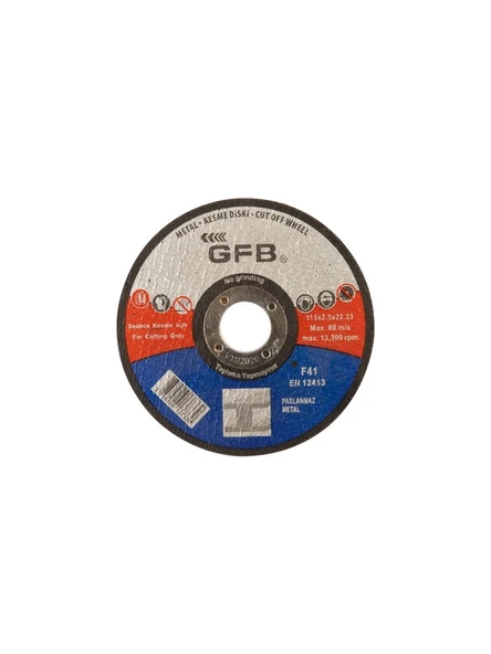 Gfb 2358 Metal Kesici Taş 300 x 3,0 x 25.40 mm - 2 Adet ürün görseli
