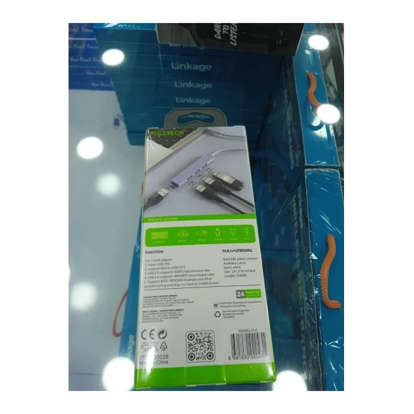 Fultech Fh2 4 İn 1 4XUsb 3.0 Hup Çoğaltıcı Port Usb to Usb Çoğaltıcı ürün görseli 1