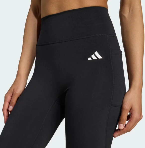 Adidas Opt Pow Ess 7/8 Kadın Tayt JY4815 - Resim 4