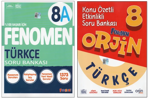 FENOMEN 8. SINIF 8A TÜRKÇE+ORJİN TÜRKÇE (2 KİTAP) ürün görseli