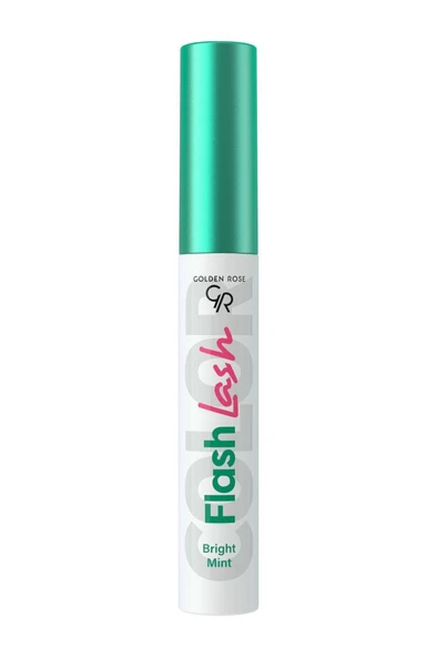 Golden Rose Flash Lash Colered Mascara No:01 Bright Mint - Renkli Maskara - 4