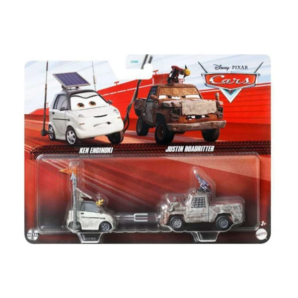 Disney Pixar Cars Ken Engınokı & Justın Roadrıtter  DXV99 HTX13 ürün görseli