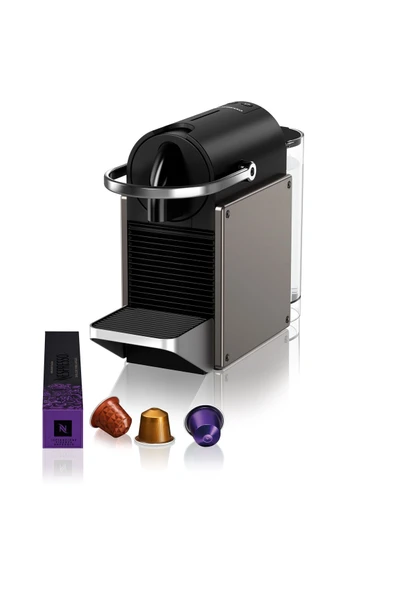 Nespresso D62 Pixie Kahve Makinesi, Gümüş
