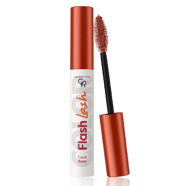 Golden Rose Flash Lash Colered Mascara No:06 Coral Rose - Renkli Maskara ürün görseli