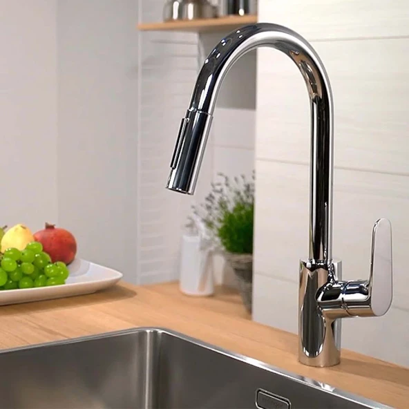 Hansgrohe Focus M41 Spiralli Eviye Bataryası 240 2 Jet - 2