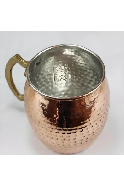 Tomurcukhome Bakır Fıçı Bardak Ayran, Su Bardağı - 2