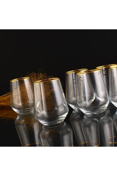 Paşabahçe Su Bardak Gold  425 cc ürün görseli