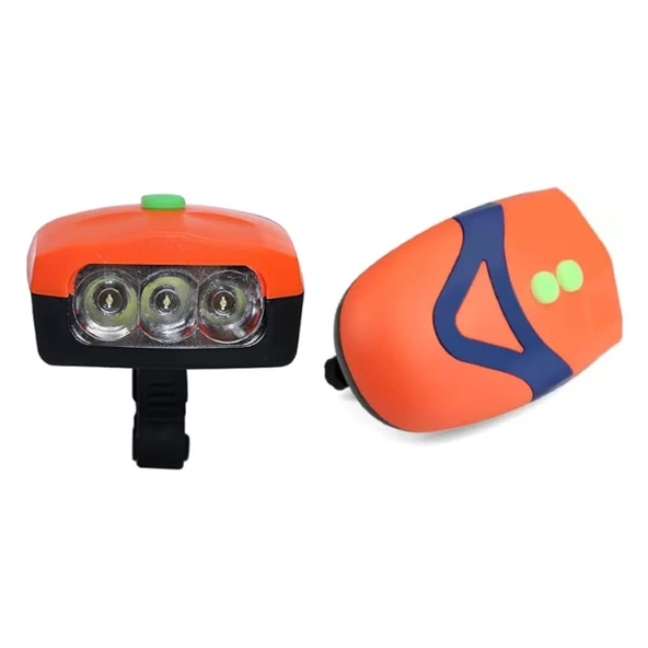 Periboia Ledli Bisiklet Kornası - 5