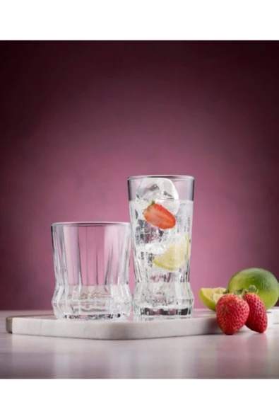 Paşabahçe Gaia Meşrubat Seti 12 Parça Viski Bardağı Meşrubat Seti Hediyelik Çeyizlik Sunumluk Cup ürün görseli