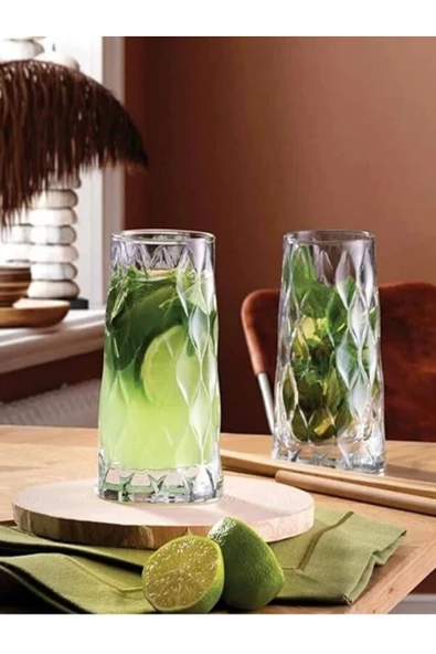 Paşabahçe Leafy Bardak Takımı 18 Parça Meşrubat Su Kahve Yanı Set - Resim 2