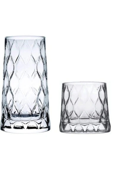 Paşabahçe 420194-420855 Leafy Su Meşrubat Bardak Takımı 12 Parça Fma03308 Fma05131 470 - Resim 4