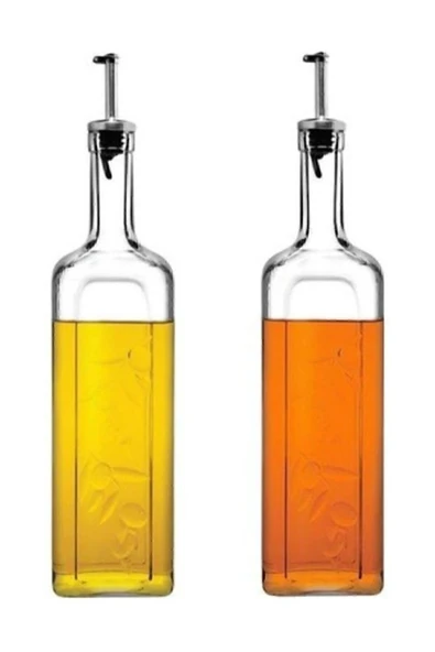 Paşabahçe 80230 Metal Kapak Çam Yağlık 2'li 1 Litre 1 Litre ürün görseli