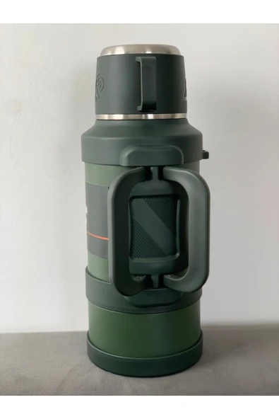 Elista Paslanmaz Çelik 4 Litre Termos 24 Saat Sıcak 48 Saat Soğuk Piknikte Kampta Seyahatte - 3