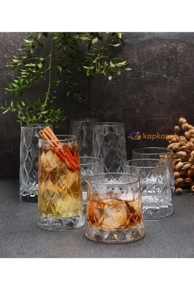 Paşabahçe Leafy Bardak Seti 12'li Fma03308 Fma05131 470 ürün görseli