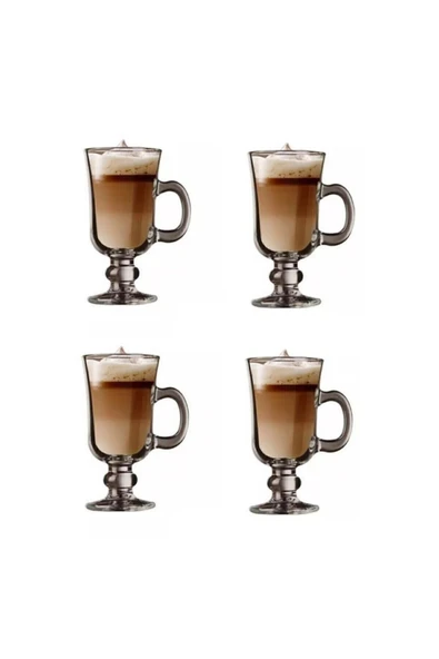 Paşabahçe Irısh Latte - Çikolata Bardağı 4' Lü Kuplu Bardak Fma074552 - 1