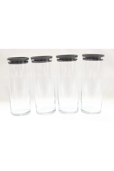 Paşabahçe 43756 Vakumlu 1230 Cc Cam Kavanoz - Cam Erzak Saklama Kabı 4 Lü - Resim 2