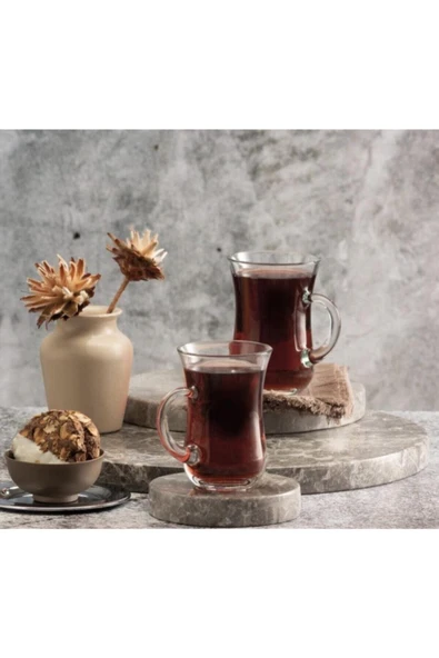 Paşabahçe G4 Çay Bardak 6 Lı Kulplu Çay Bardağı Fma06257 ürün görseli