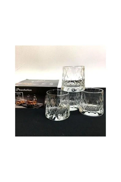 Paşabahçe Leafy 420194 4 Lü Su Bardak - Su Meşrubat Bardağı Özel Seri 300 Cc ürün görseli