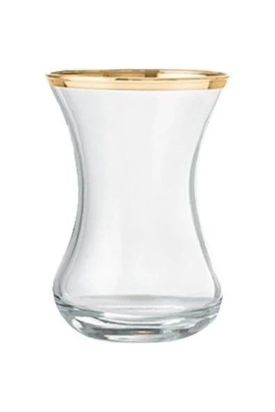 Paşabahçe İnce Belli Gold Çay Bardağı 130 cc 6 Lı - Resim 2