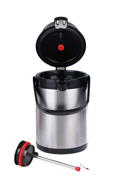 Elista 2007 Pompalı 2,5 Litre İçi Dışı Çelik Termos - 3