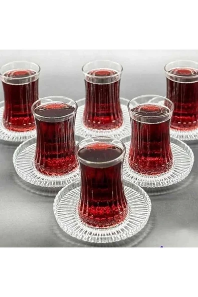 Paşabahçe 24 Parça Elysia Ithal Çay Takımı Seti ürün görseli