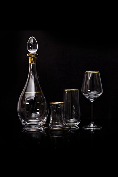 Paşabahçe Gold 61 Parça 12 Kişilik Cam Bardak Seti ürün görseli