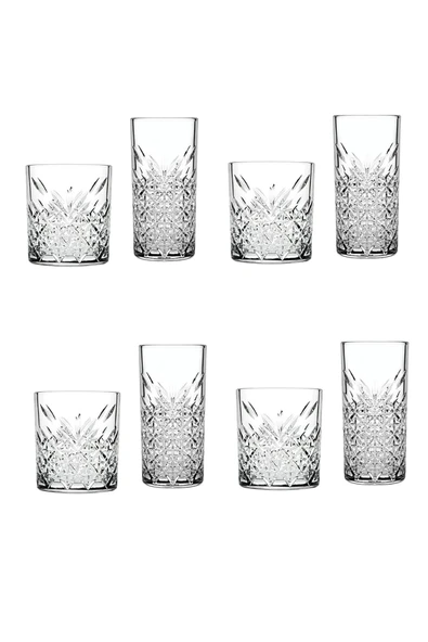 Paşabahçe Timeless Viski Ve Soğuk Kahve Kokteyl Bardağı 8 Parça Timeless Serisi ürün görseli