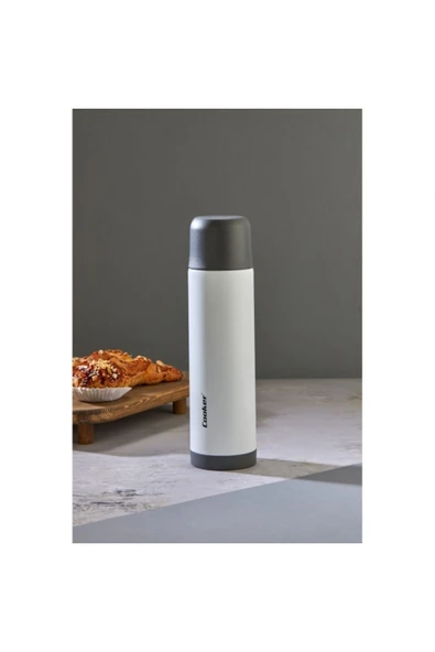 Elista Ckr2021 Paslanmaz Çelik Trend Termos 500 ML Beyaz - 1