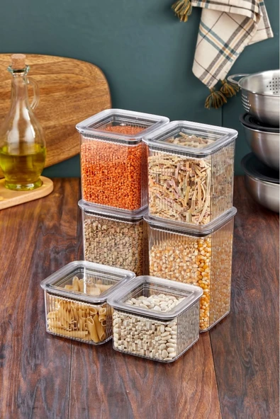 Arbu Home Altıner Ticaret Kristal Saklama Seti 6 lI - 4