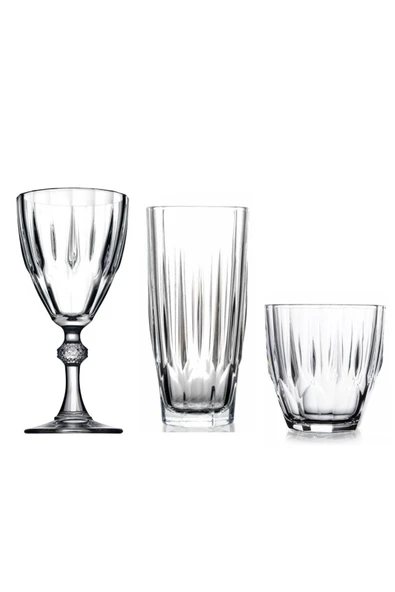 Paşabahçe 36 Parça Diamond Meşrubat Bardağı, Kadeh ve Su Bardağı Seti - 1