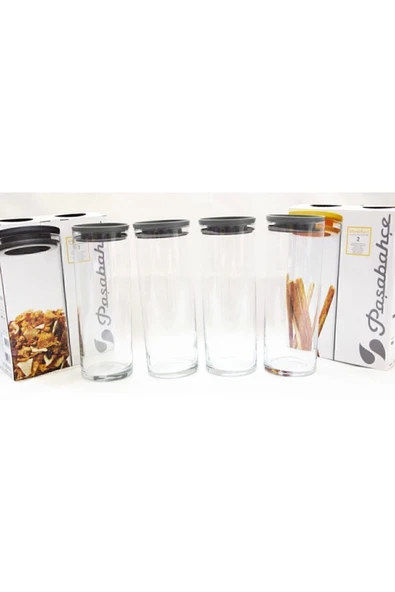 Paşabahçe 43756 Vakumlu 1230 Cc Cam Kavanoz - Cam Erzak Saklama Kabı 4 Lü ürün görseli