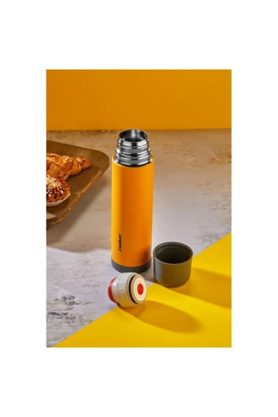 Elista Ckr2021 Paslanmaz Çelik Trend Termos 500 ML Turuncu - 1