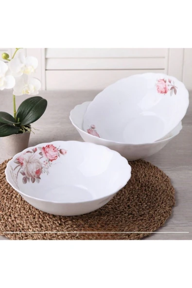 Tomurcukhome 24 Parça Opal Yemek Takımı 6 Kişilik - 4